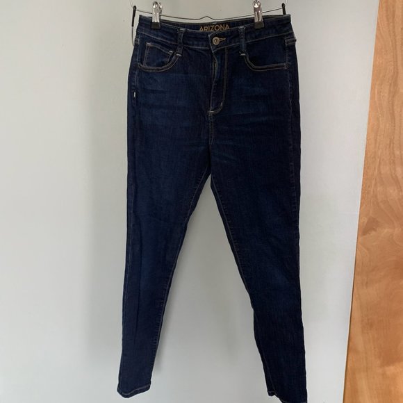Dark Blue Skinny Jeans - Picture 1 of 3